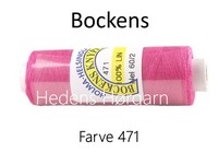 Bockens Hør 60/2 farve 471 pink
